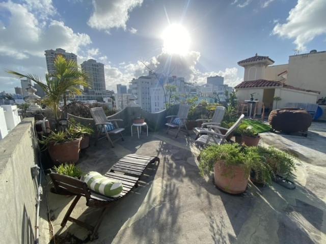 Fresh Tropical Colonial Style Walk-Up- Rooftop Terrace- Beach View ซานฮวน ภายนอก รูปภาพ